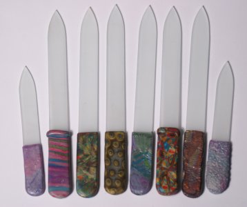 assortment of nail files